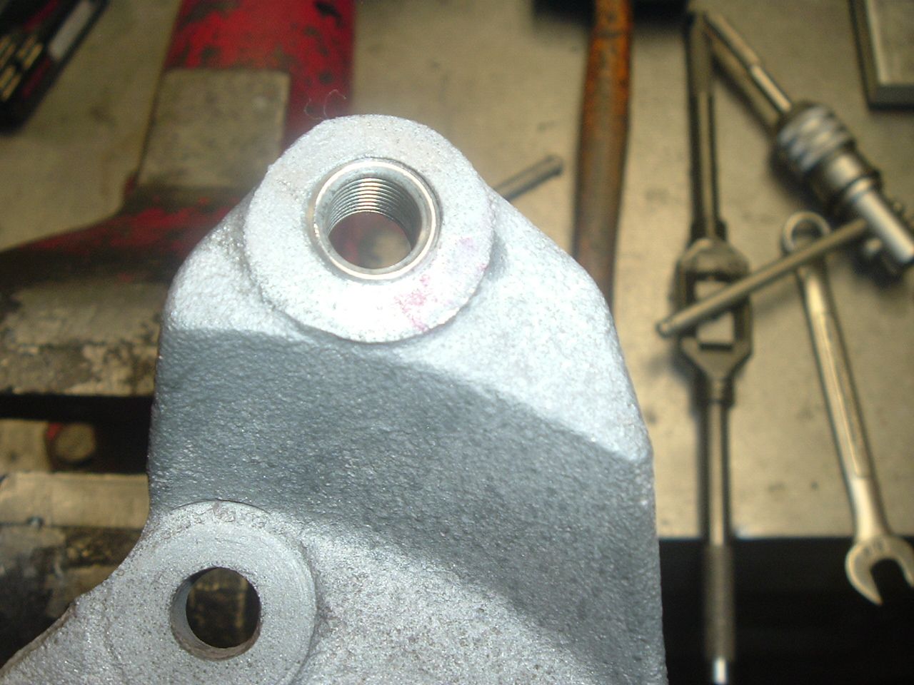 Stripped caliper bolt hole CorvetteForum Chevrolet Corvette Forum